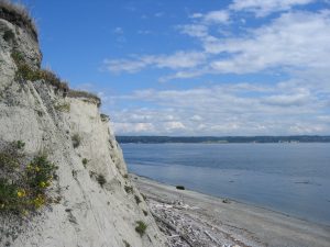Fort Casey Cliff on Whidbey Island