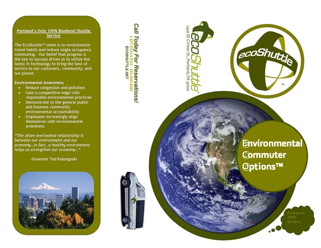 ecoshuttle commuter brochure page one