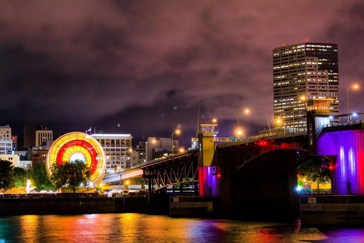  Illuminated Buildings at Night